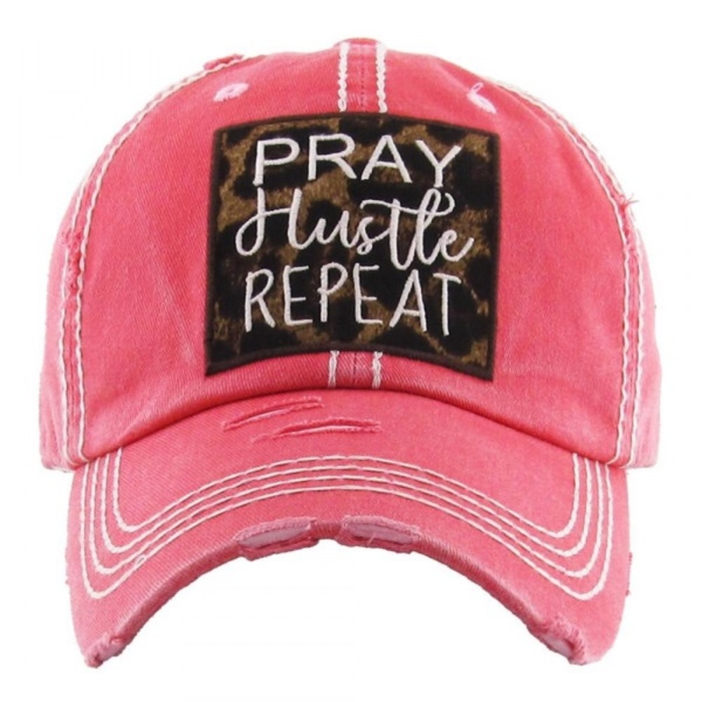 Distressed Embroidered Baseball Cap